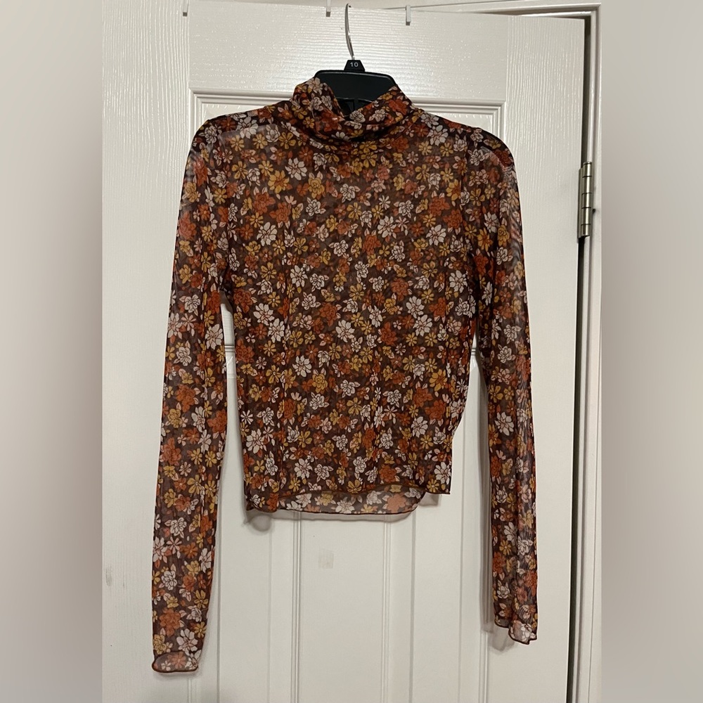 Alter’d State mesh turtleneck shirt